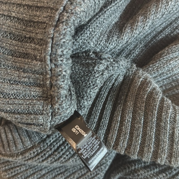 NEW Vintage 2011 express chunky double breast button knit heavy sweater XL gray - Picture 12 of 12